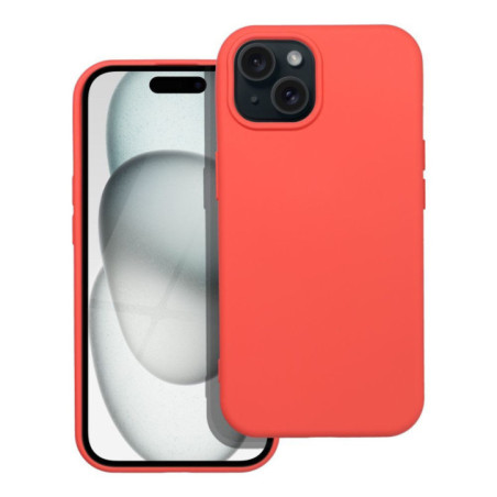 Case for iPhone 15 Silicone peach