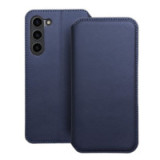 Flip case for Samsung S24 PLUS Dual Pocket Book navy blue