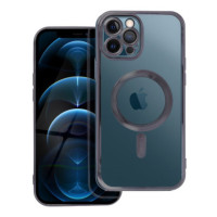 Case for iPhone 12 PRO MAX Electro Mag Cover compatible with MagSafe black