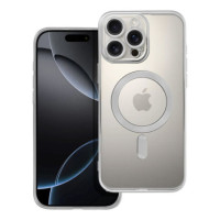 Case for iPhone 16 PRO MAX Electro Mag Cover compatible with MagSafe silver