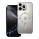 Case for iPhone 16 PRO MAX Electro Mag Cover compatible with MagSafe silver