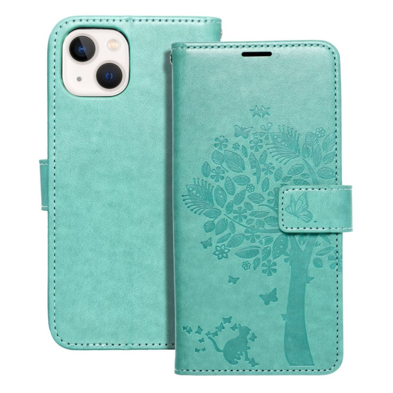 Flip case for iPhone 13 Mezzo Book tree green Flip case for iPhone 13 Mezzo Book tree green