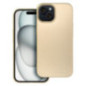 Case for iPhone 15 Metallic gold
