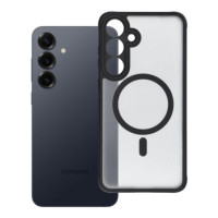 Case for Samsung S25 PLUS Full Matte Mag Cover compatible with MagSafe black