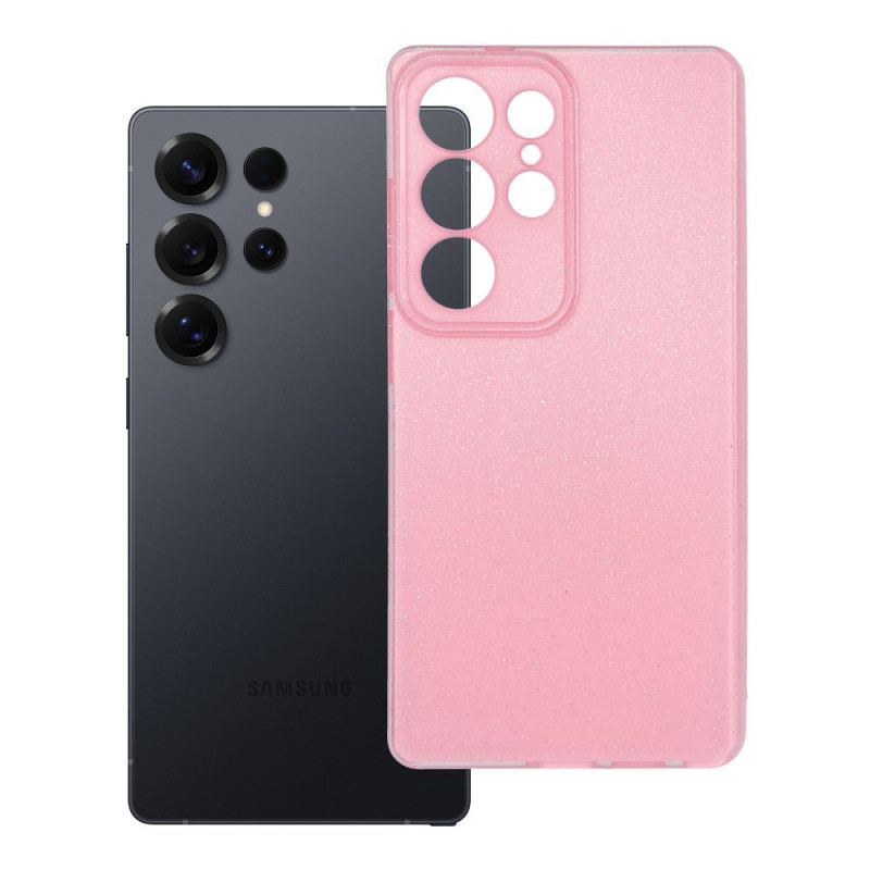 Case for Samsung S25 ULTRA Clear Case 2 mm Blink pink Case for Samsung S25 ULTRA Clear Case 2 mm Blink pink