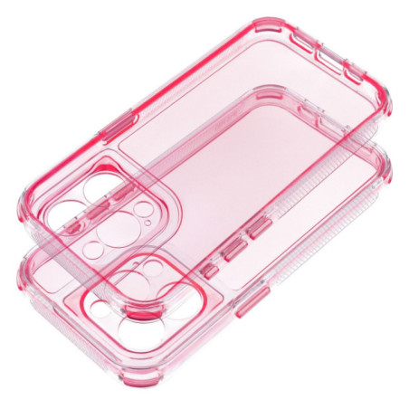 Case for iPhone 16 PRO MAX Matrix Clear powder pink