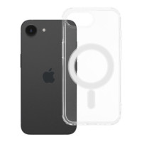 Case for iPhone 16e (SE 4 2025) / 17e Clear Mag Cover (STR) compatible with MagSafe transparent