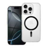 Case for iPhone 16 PRO MAX Drop Glue Colorful Ring Mag Cover compatible with MagSafe black