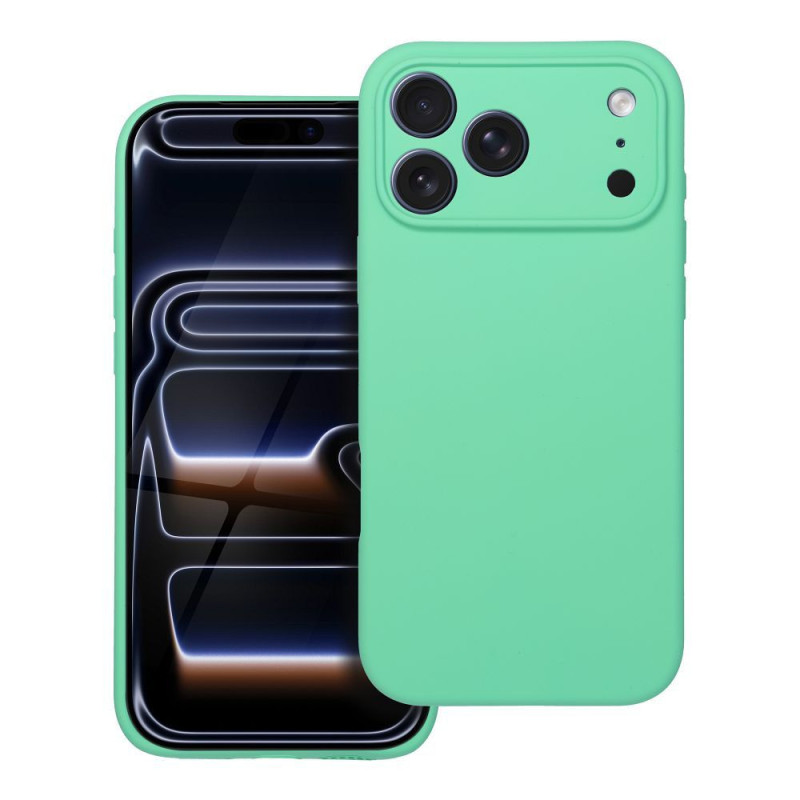 Case for iPhone 17 PRO MAX Silicone 2mm mint
