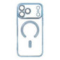 Case for iPhone 17 PRO MAX Electro Mag Cover compatible with MagSafe blue