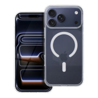 Case for iPhone 17 PRO MAX Drop Glue Colorful Ring Mag Cover compatible with MagSafe white