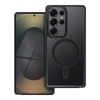 Case for Samsung S25 ULTRA Color Edge Mag Cover compatible with MagSafe black