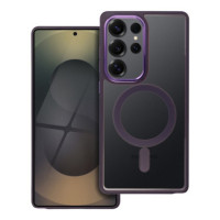 Case for Samsung S25 ULTRA Color Edge Mag Cover compatible with MagSafe purple