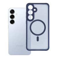 Case for Samsung S25 PLUS Full Matte Mag Cover compatible with MagSafe blue