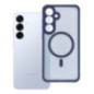 Case for Samsung S25 PLUS Full Matte Mag Cover compatible with MagSafe blue