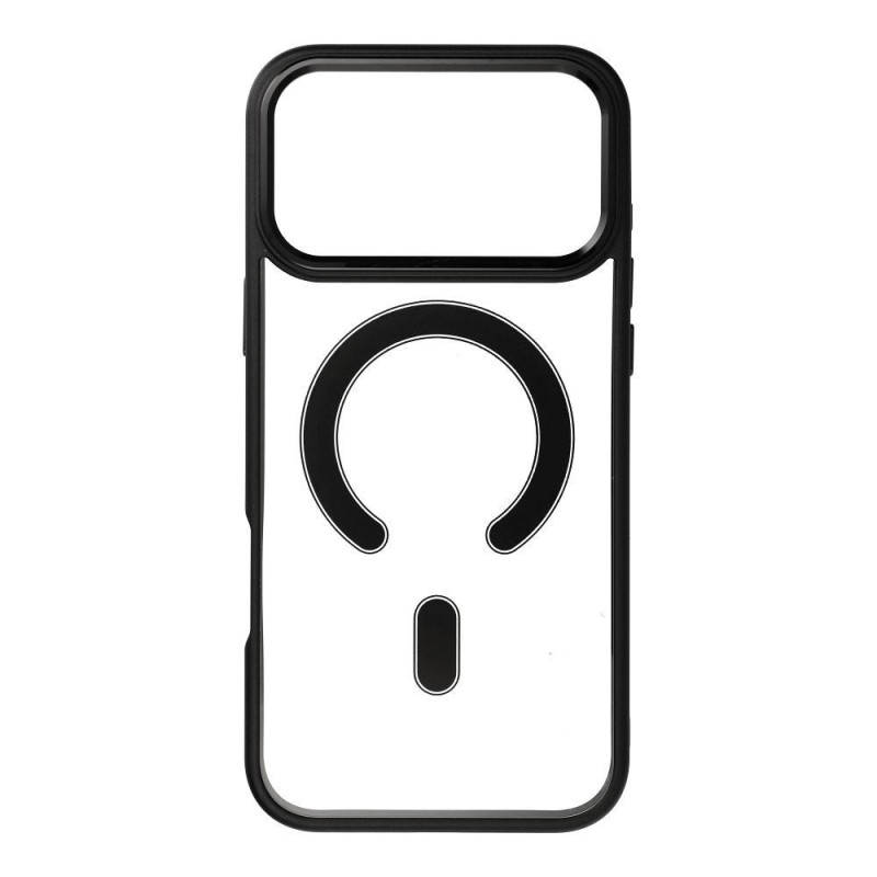 Case for iPhone 17 PRO MAX Color Edge Mag Cover compatible with MagSafe black