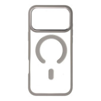 Case for iPhone 17 PRO MAX Color Edge Mag Cover compatible with MagSafe titanium-gray