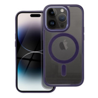 Case for iPhone 14 PRO Color Edge Mag Cover compatible with MagSafe purple