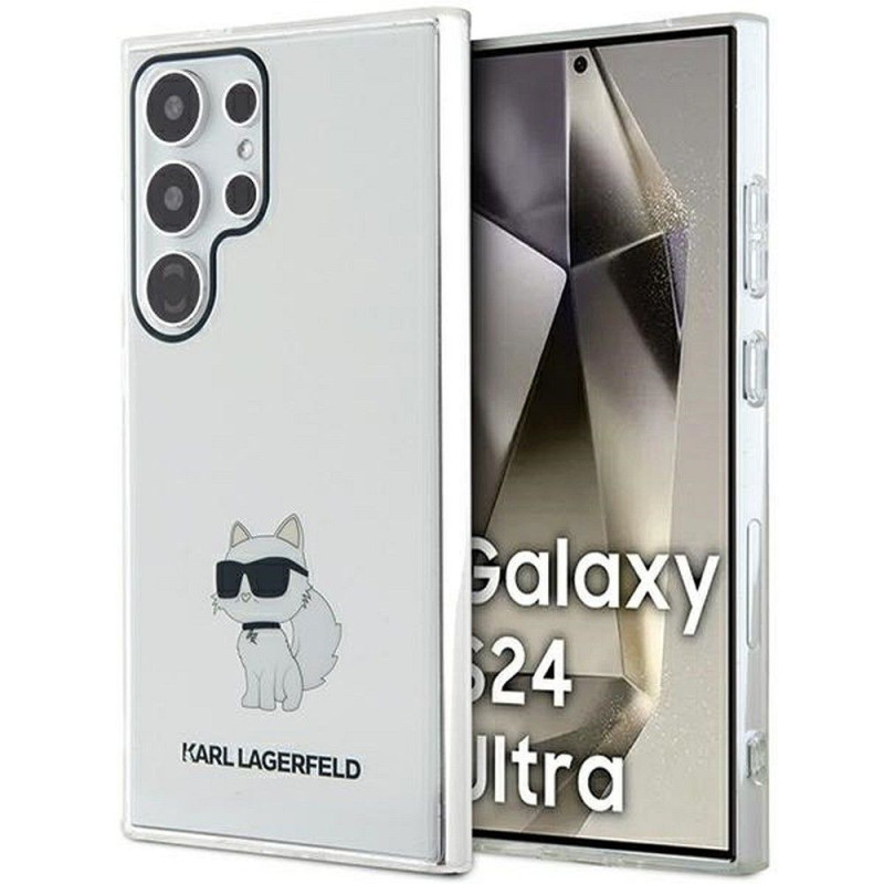 KARL LAGERFELD case for SAMSUNG S24 Ultra KLHCS24LHNCHTCT (IML NFT CHOUPETTE) transparent