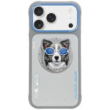 NIMMY case GLASSES COOL DOG compatible with MagSafe for IPHONE 17 Pro Max gray