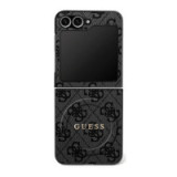 GUESS case for SAMSUNG Z Flip7 compatible with MagSafe GUHMZF7P4MSEGCK (Magnetic 4G PU W/ Classic) black
