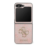 GUESS case for SAMSUNG Z Flip7 GUHCZF74GMGPI (PU Leather 4G Metal Logo) pink