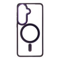 Case for Samsung S26 Color Edge Mag Cover compatible with MagSafe purple