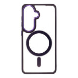 Case for Samsung S26 Color Edge Mag Cover compatible with MagSafe purple