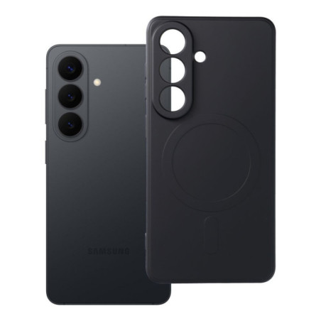 Case for Samsung S26 Silicone Mag Cover compatible with MagSafe black