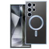 Case for Samsung A27 Electro Mag Cover case compatible with MagSafe blue