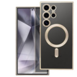 Case for Samsung A27 Electro Mag Cover case compatible with MagSafe gold