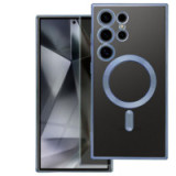 Case for Samsung A27 Electro Mag Cover case compatible with MagSafe titanium blue