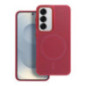 Case for Samsung A27 Frame Mag Cover compatible with MagSafe magenta