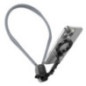 Neck magnetic phone holder Hoco K31 black gray