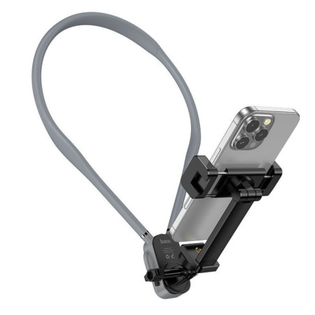 Neck universal phone holder Hoco K30 black gray