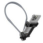 Neck universal phone holder Hoco K30 black gray