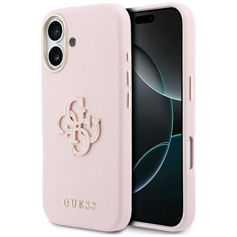 GUESS case for IPHONE 17 GUHCP17S5PS4RGGP (PU FW Resin Logo) pink