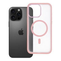 Case for iPhone 16 PRO MAX Flexline Mag Cover compatible with MagSafe pink