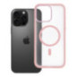 Case for iPhone 16 PRO MAX Flexline Mag Cover compatible with MagSafe pink