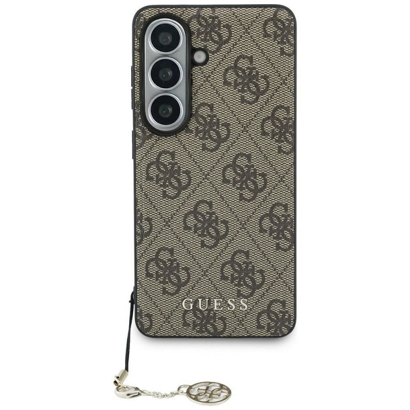 GUESS case for SAMSUNG S26 GUHMS26SGF4GBR (PU 4G Classic Logo with Charm) brown