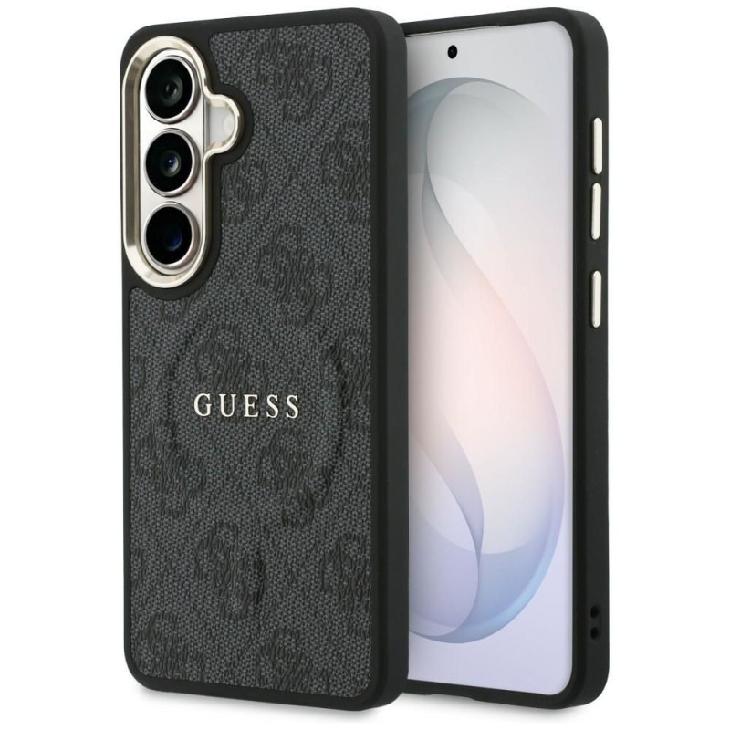 GUESS case for SAMSUNG S26 GUHMS26SP4MSEGCK (4G Embossed Ring MagSafe) black