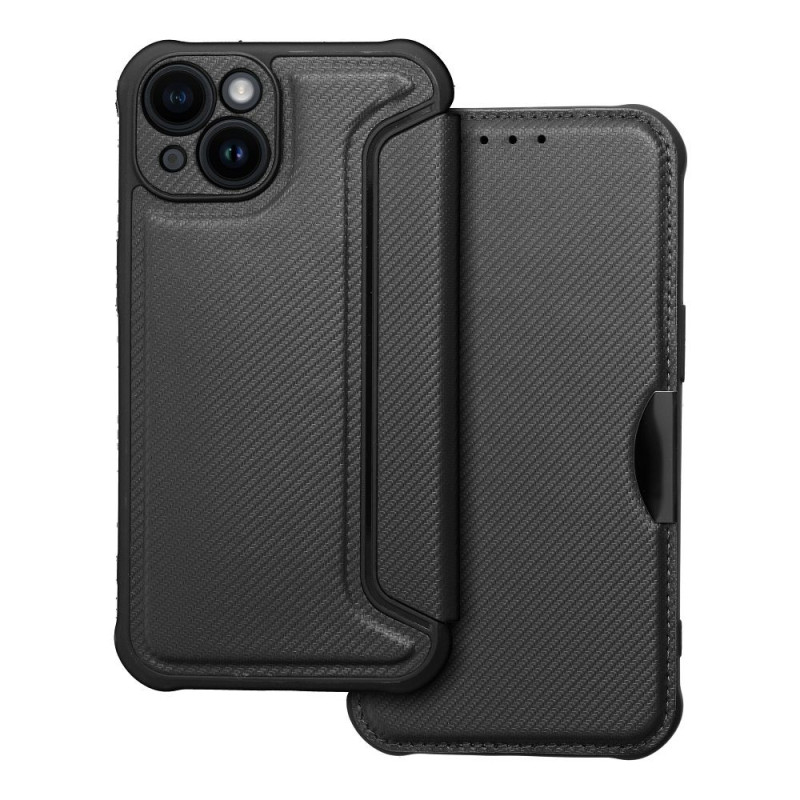 Flip case for iPhone 14 Razor Book black