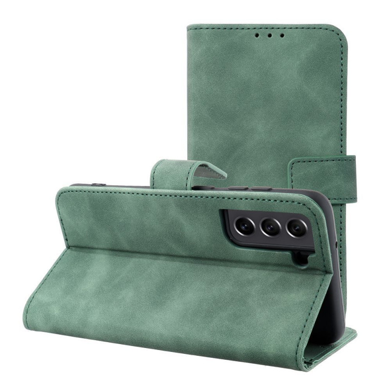 Flip case for Samsung S21 FE Tender Book green