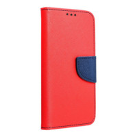 FANCY Book case for  XIAOMI Redmi Note 13 Pro 5G red / navy