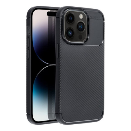 Case for iPhone 14 PRO Carbon Premium black