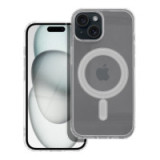 Case for iPhone 15 Clear Mag Cover (STR) compatible with MagSafe transparent