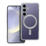 Case for Samsung S24 Electro Mag Cover compatible with MagSafe silver