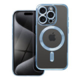 Case for iPhone 15 PRO Electro Mag Cover compatible with MagSafe blue