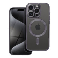 Case for iPhone 15 PRO Electro Mag Cover compatible with MagSafe black