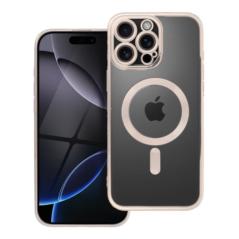 Case for iPhone 16 PRO MAX Electro Mag Cover compatible with MagSafe titanium